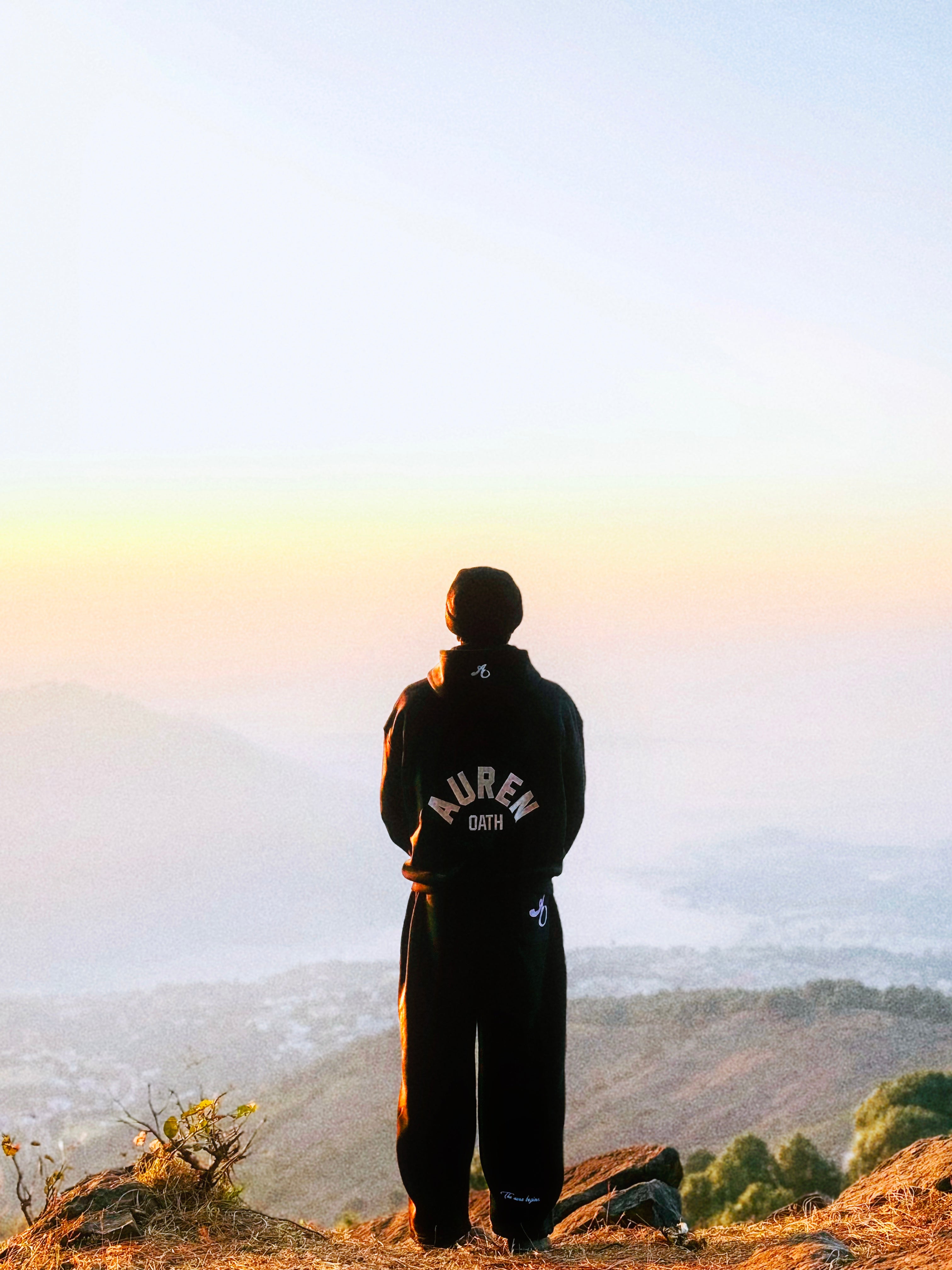 Black Hoodie — Auren Oath Signature Hoodie