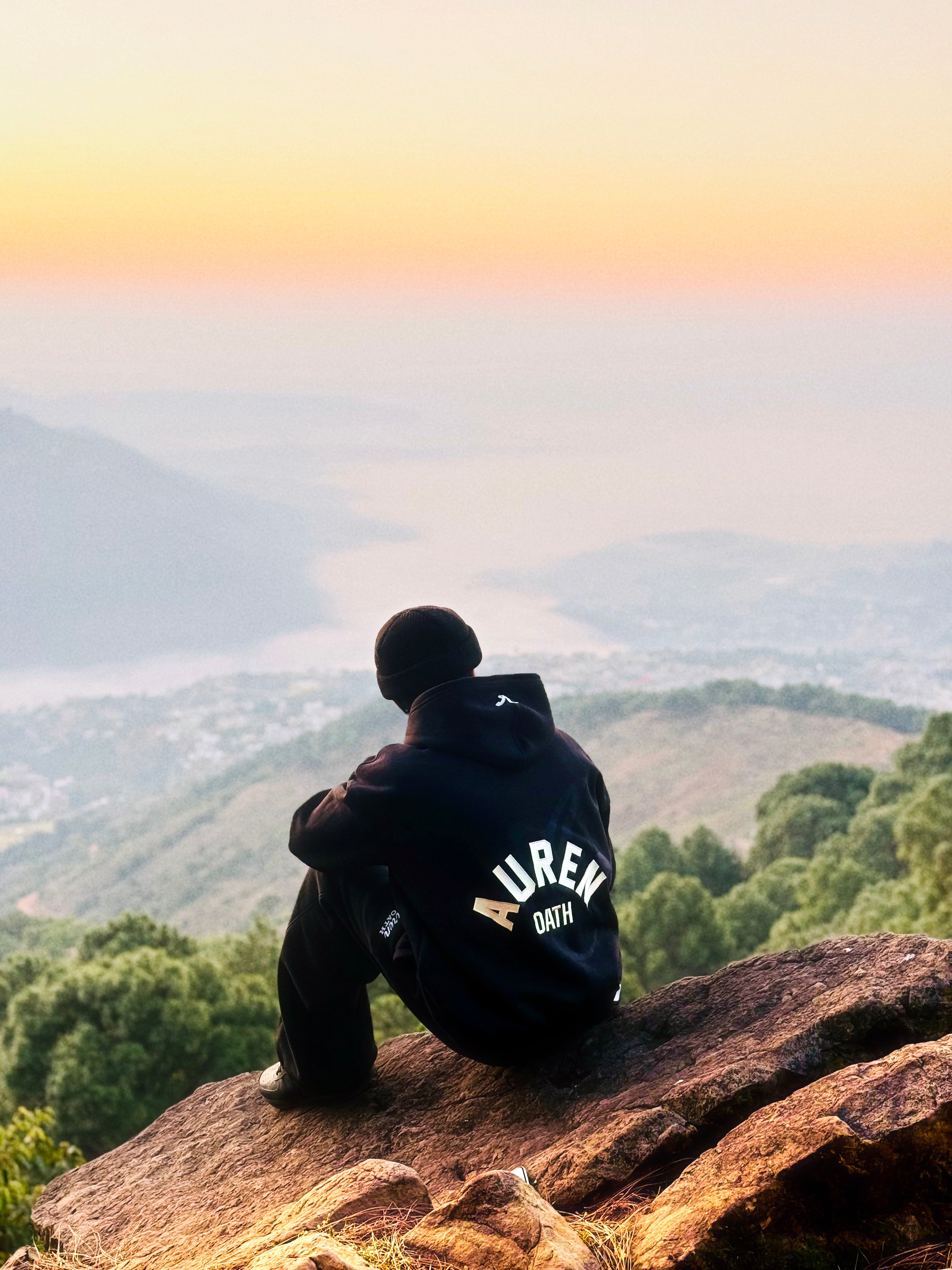 Black Hoodie — Auren Oath Signature Hoodie