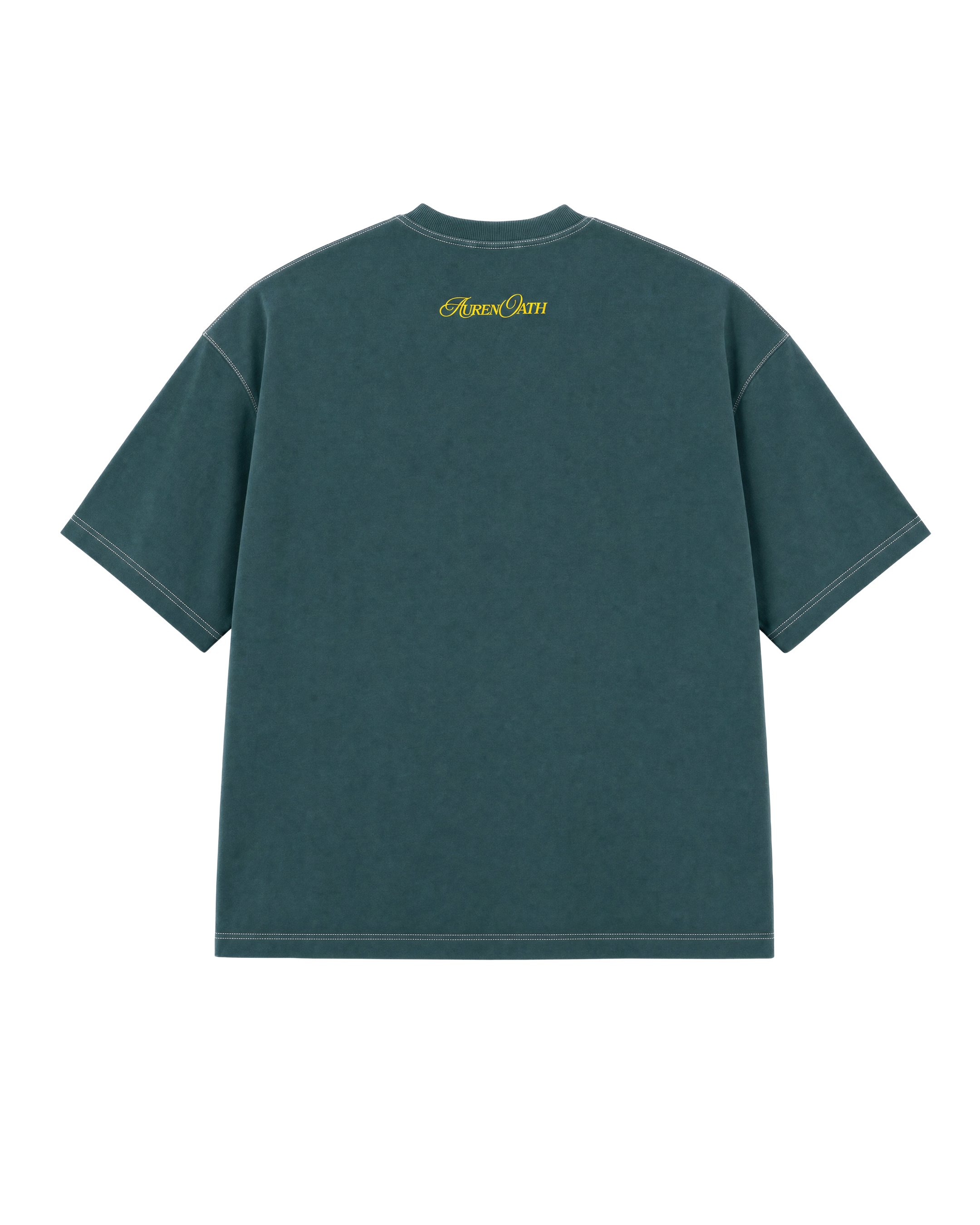 Auren Pocket Tee — Washed Teal