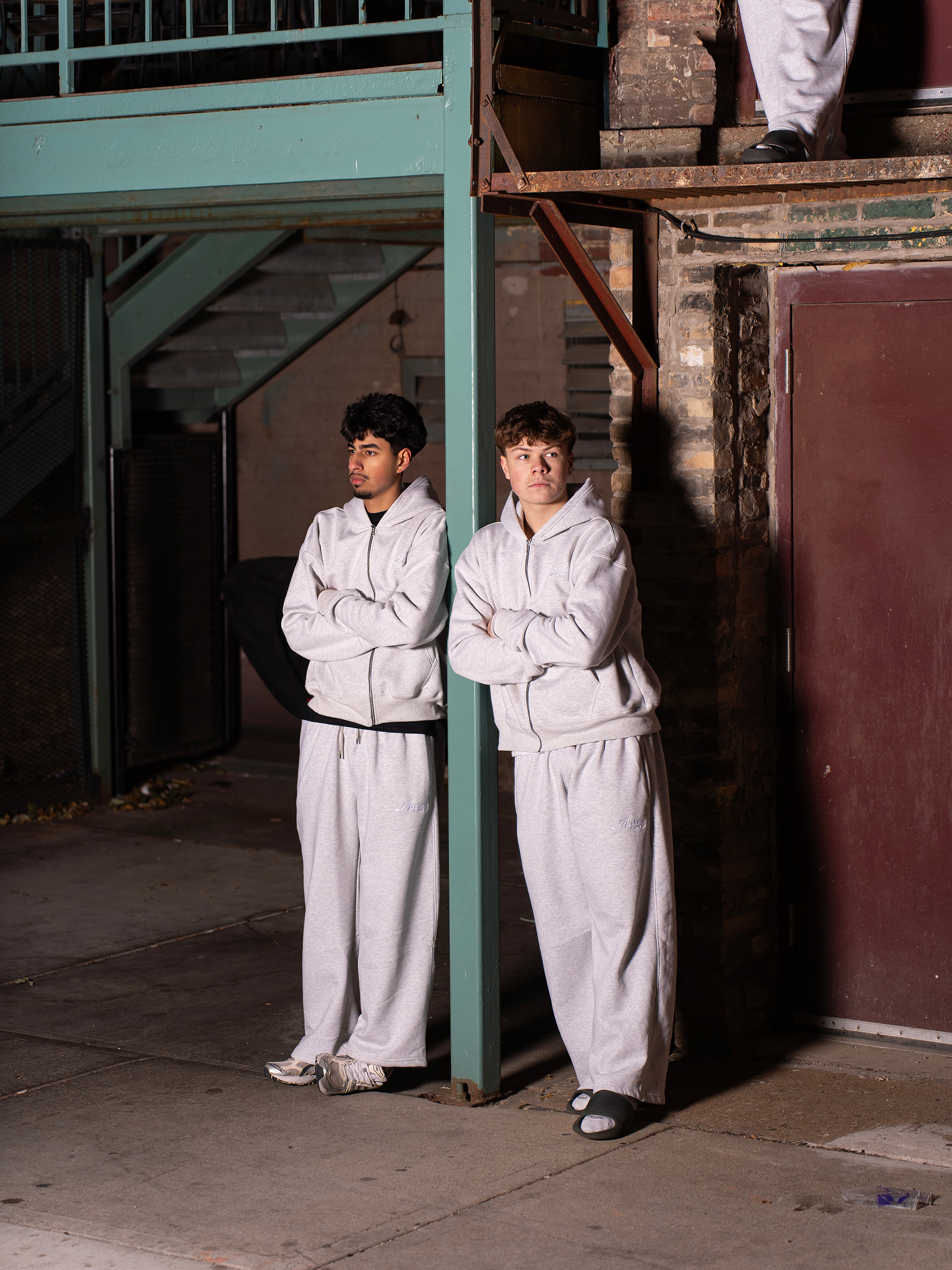 Grey Sweatpants — Auren Oath Track Pants